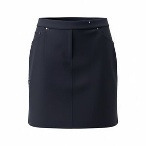 Kenar Skort Classic Black size 12 with front zipper and side pockets